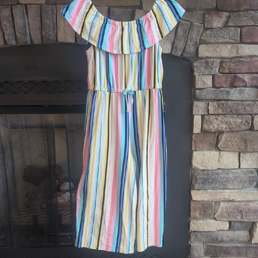 Buttercup Pastel Striped Jumpsuit